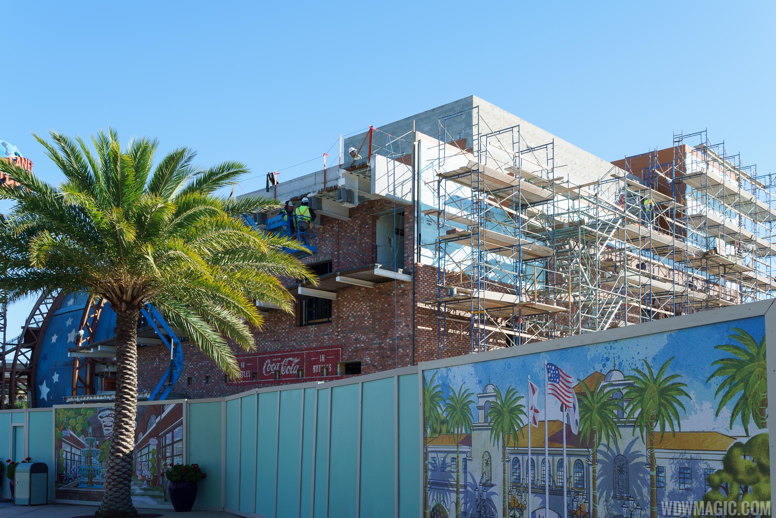 World of Coca-Cola construction