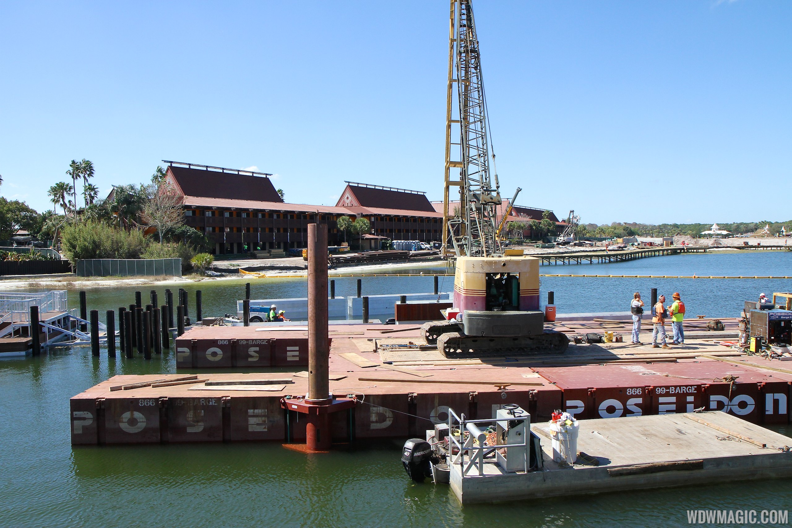 Second Ferry boat loading dock at Transportation and Ticket Center