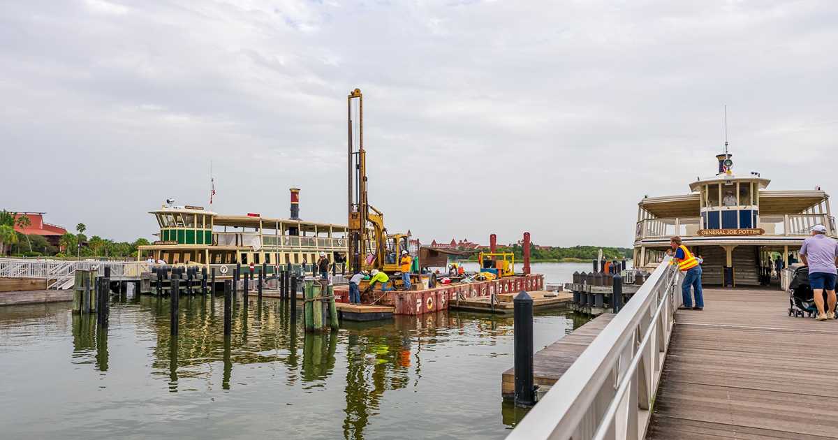 TTC Ferry Boat dock construction for second level access