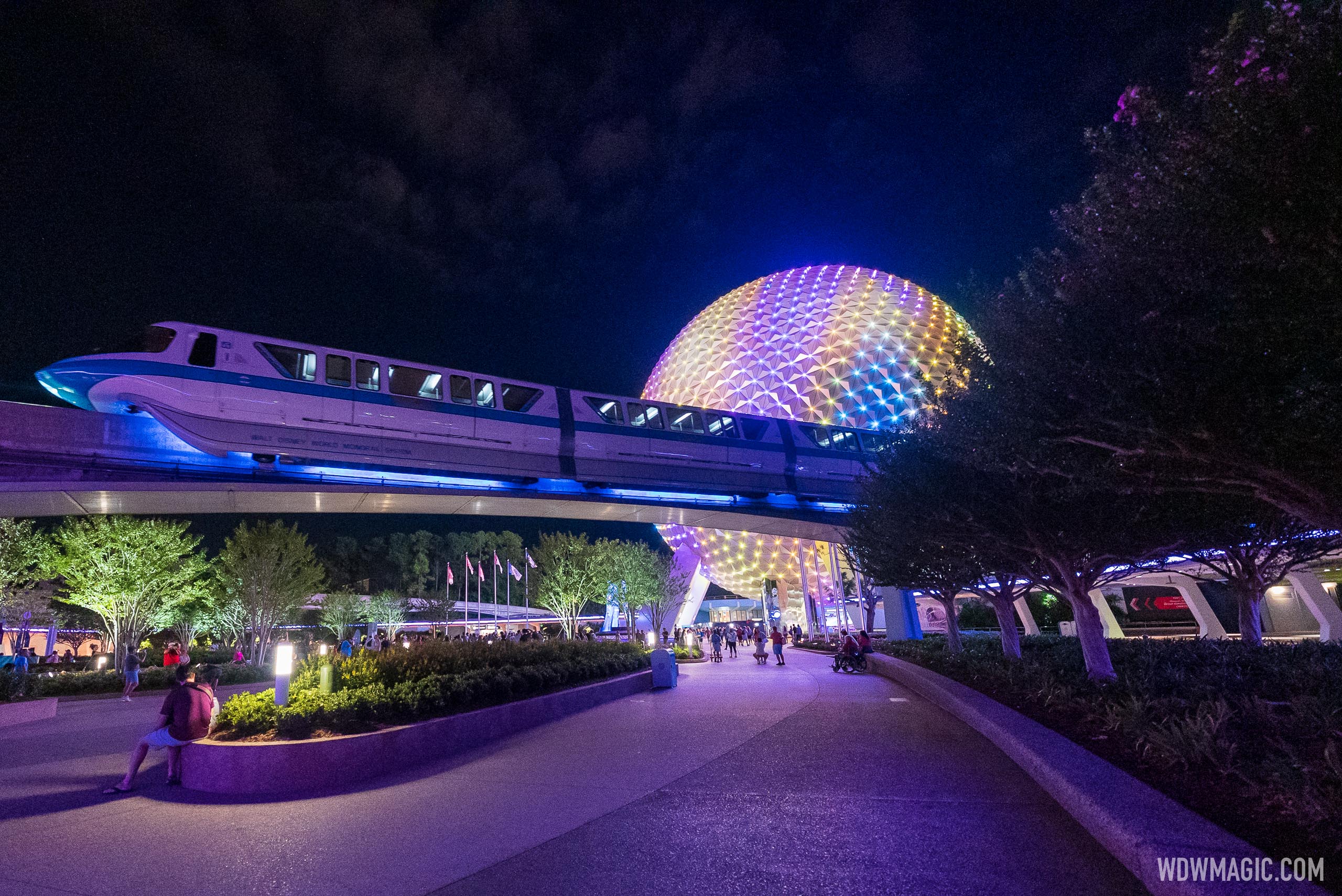 disney monorail night light