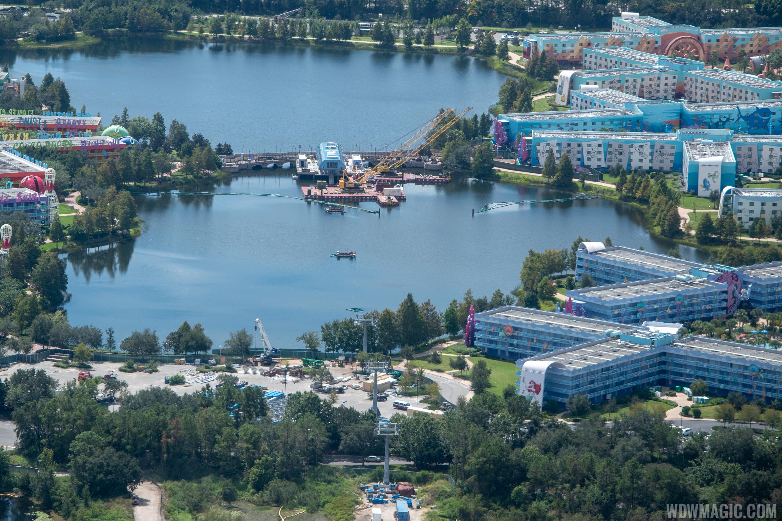 Disney Skyliner Construction October 2018 Photo 13 Of 17