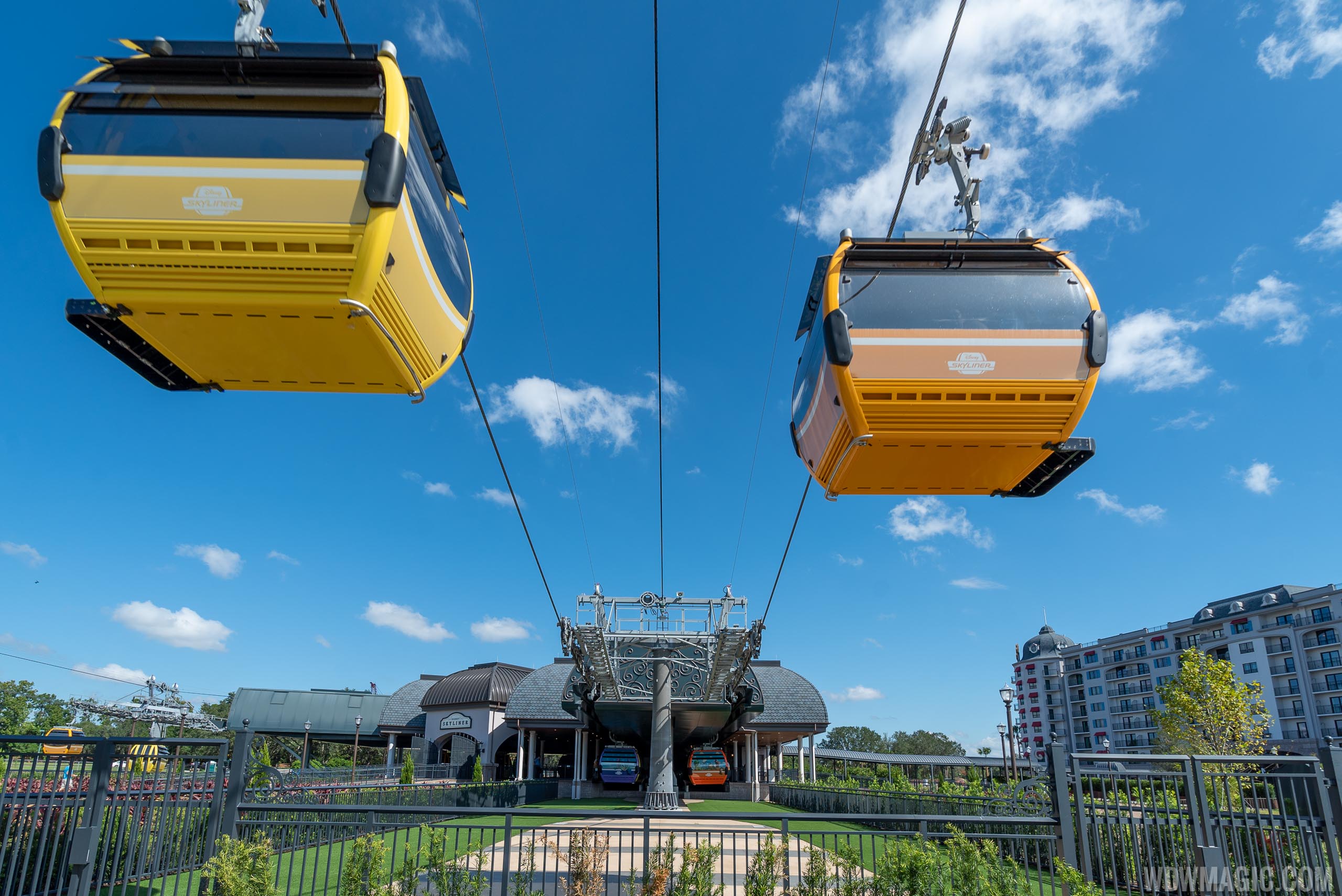 PHOTOS - Disney Skyliner Riviera Resort station