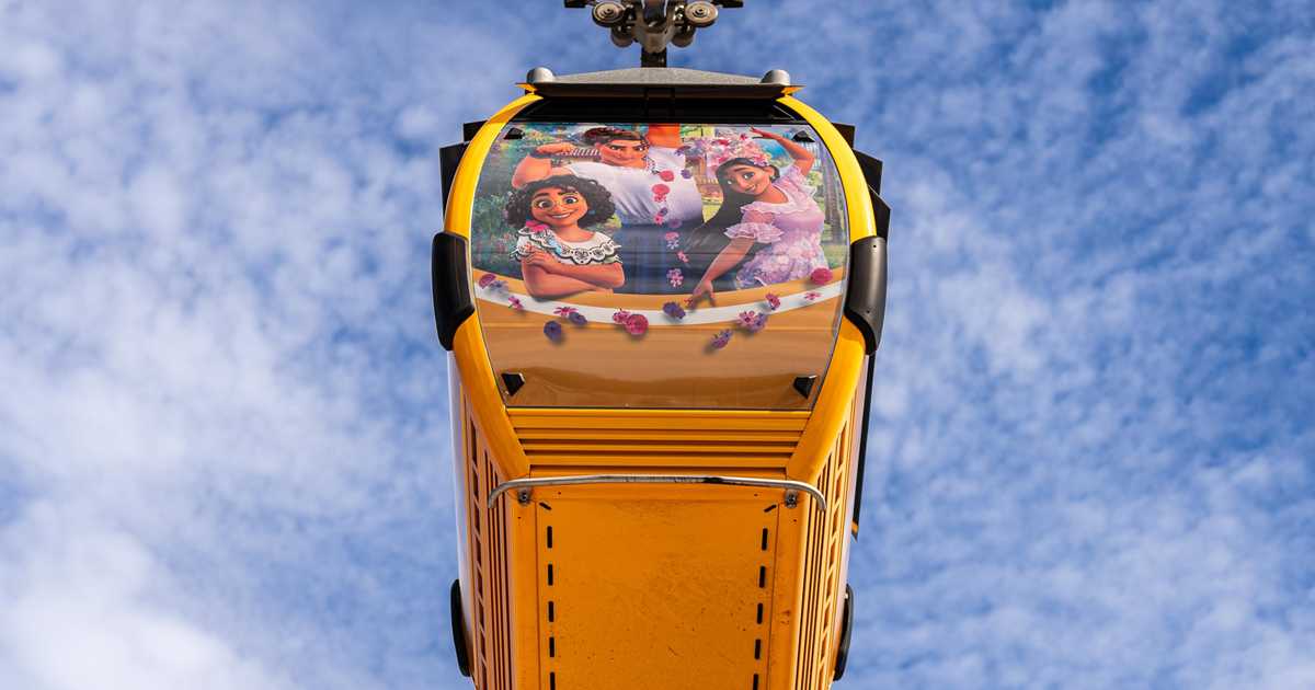 Encanto-Themed Skyliner & Coco-Themed Bus Coming to Disney World