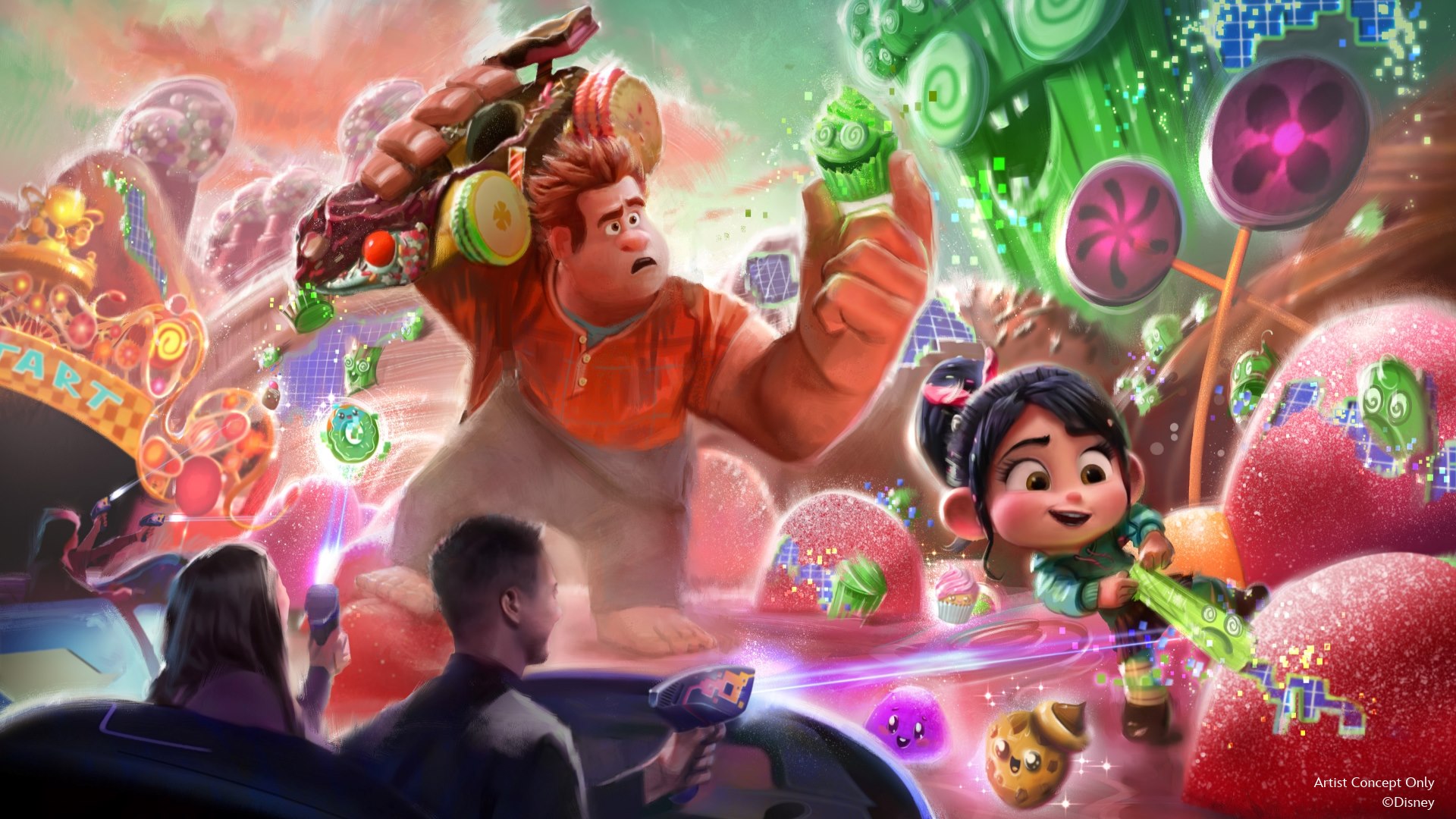 Wreck-It Ralph Ride Sugar Rush: Sweet Rescue Gets Opening Date and New ...